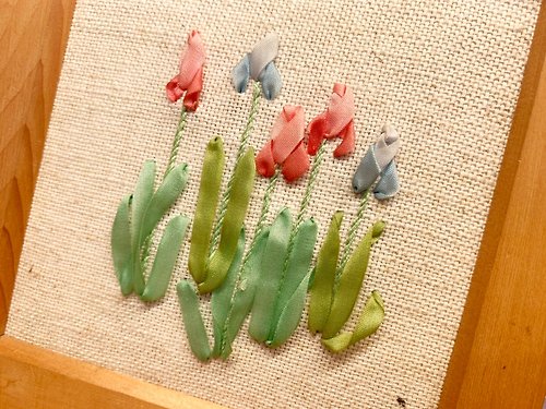 Crystal Rose Ribbon 緞帶專賣 Petals緞帶刺繡DIY材料包/鳶尾草
