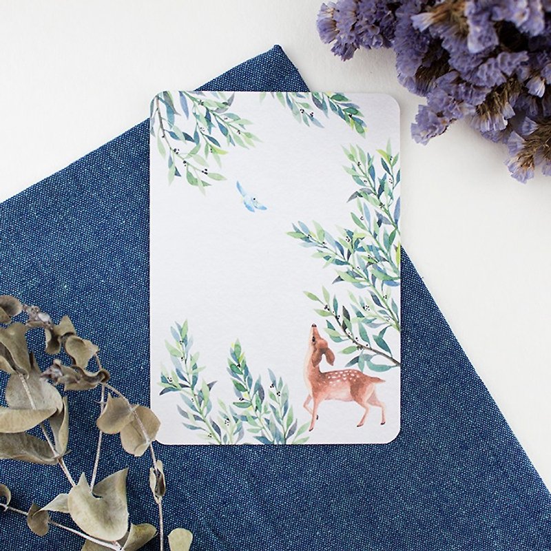 Postcard - Bambi deer - Cards & Postcards - Paper Green
