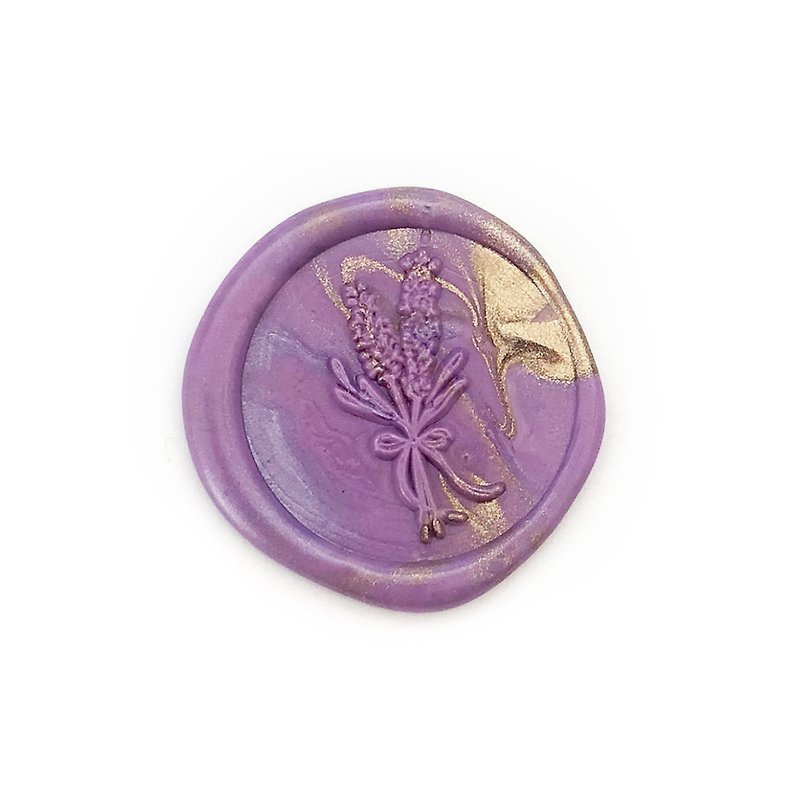 Lavender Wax Seal Stamp - misterrobinson - ตราปั๊ม/สแตมป์/หมึก - ทองแดงทองเหลือง 