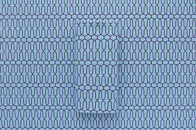 Handprint canvas 400g / deep sea exploration / iron window on the 2nd / gray blue purple green - เย็บปัก/ถักทอ/ใยขนแกะ - ผ้าฝ้าย/ผ้าลินิน 