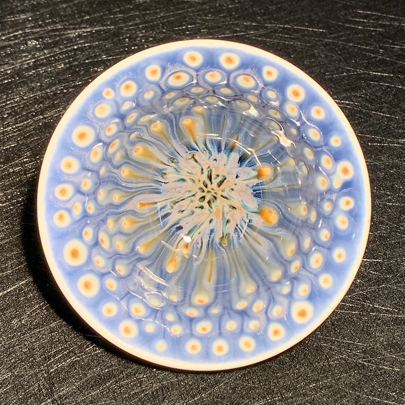 Peacock teacup / Taiwan pottery artist Yu-ning, Chiu / PD05 - Teapots & Teacups - Porcelain Multicolor