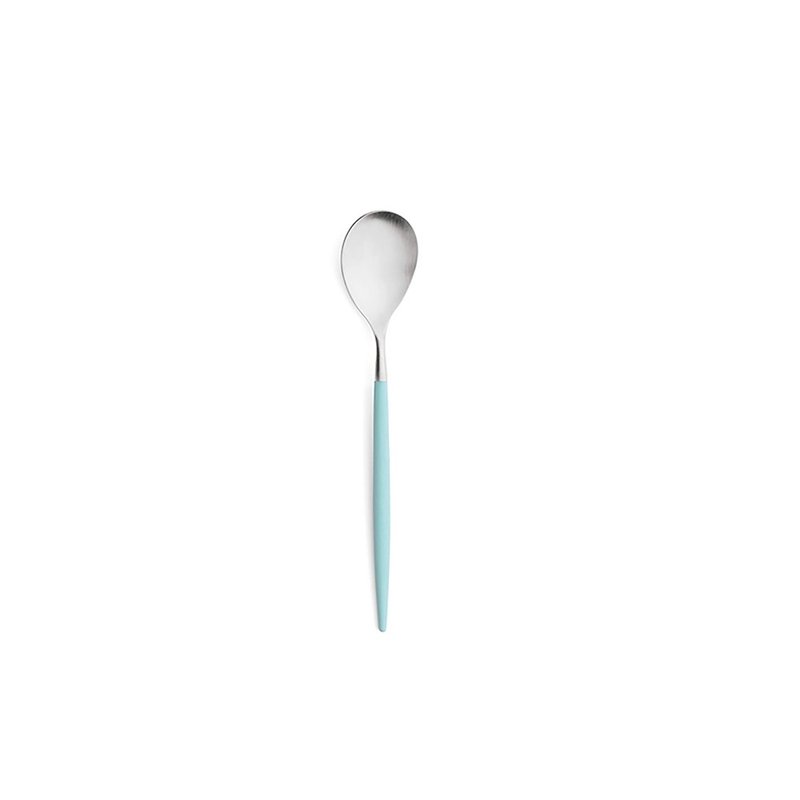 Portuguese Cutipol MIO Tiffany Silver coffee spoon - ช้อนส้อม - สแตนเลส สีน้ำเงิน