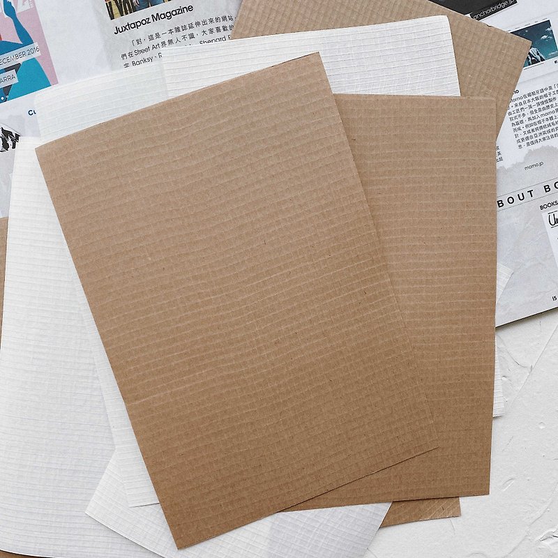 2024 復古 手帳 拼貼 擺拍 打底 素材紙 咖啡色系 奶白色 特種紙 - 其他 - 紙 