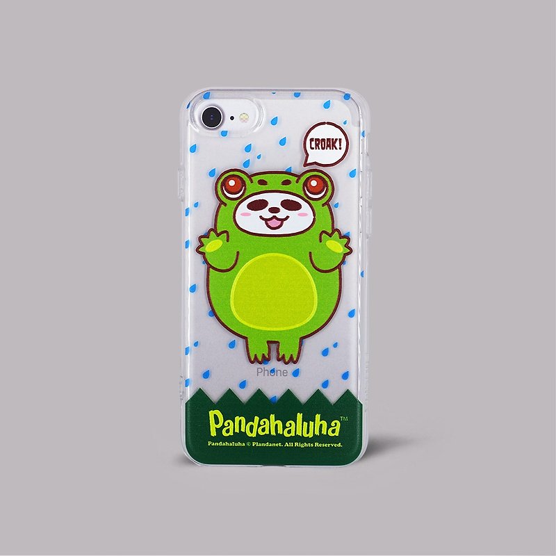 iPhone SE2/7/8 Case Panda Frog Cover Hong Kong Design Pandahaluha - Phone Cases - Silicone Transparent