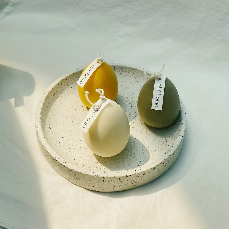 蠟 香氛蠟燭/燭台 - eggy 雞蛋造型蠟燭 | 手工香氛蠟燭 大豆蠟 蜂蠟 自選香氣