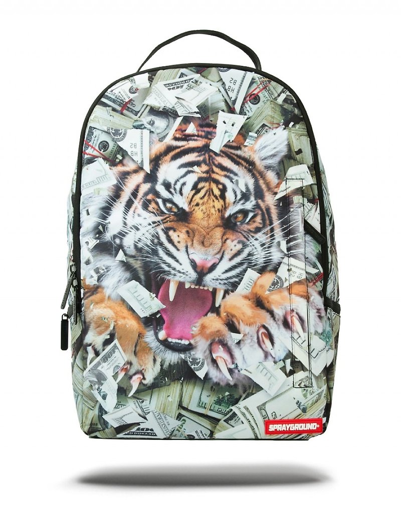 [SPRAYGROUND] DLX series Tiger Money Money tiger tide backpack - Laptop Bags - Other Materials Multicolor