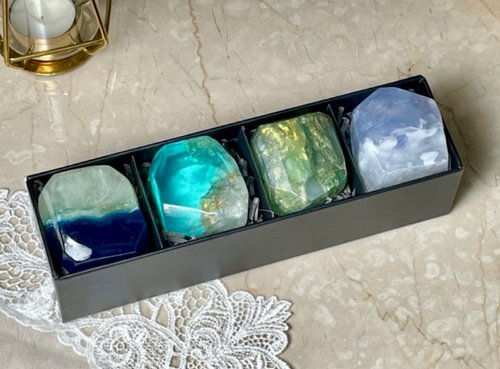 奧芃絲美學工坊 奧芃思 璀璨寶石皂 四入禮盒