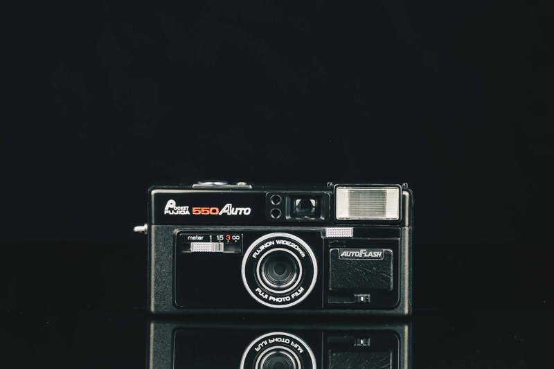 FUJICA POCKET 550 AUTO #1143 #110底片相機 - 相機/拍立得/底片相機 - 其他金屬 黑色