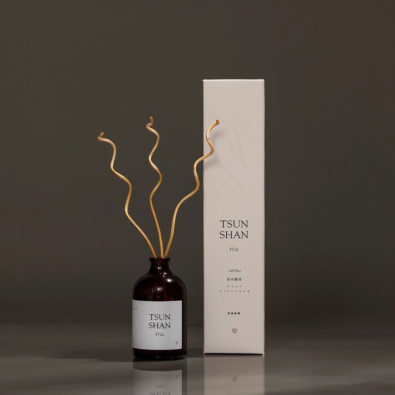 Rain On Spring Night Reed Diffuser (Woody Floral Scent) - Fragrances - Essential Oils Brown