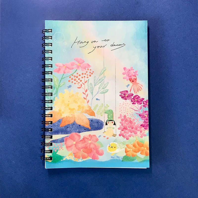 Chasing Dream O32K Coil Notebook - Notebooks & Journals - Paper Blue