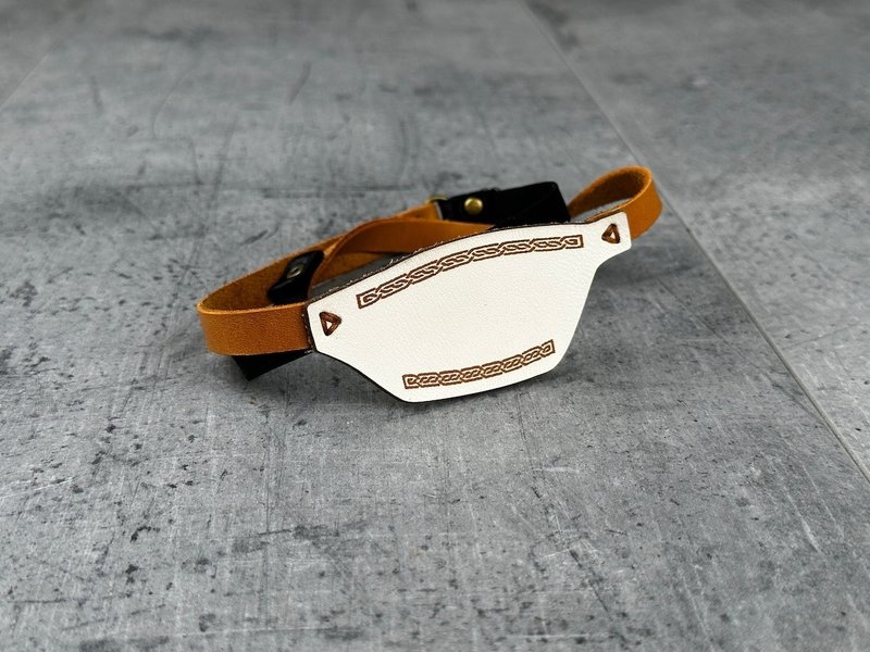 レザーアイパッチ |眼帯 |男の眼帯 |女性の眼帯 |ユニセックスアイパット - アイマスク - 革 透明