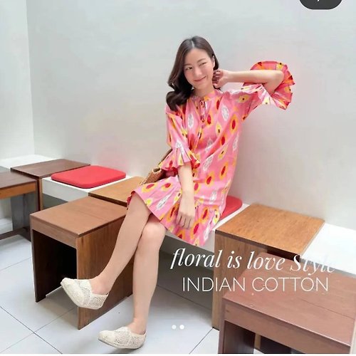 Floral is Love India Cotton Dress