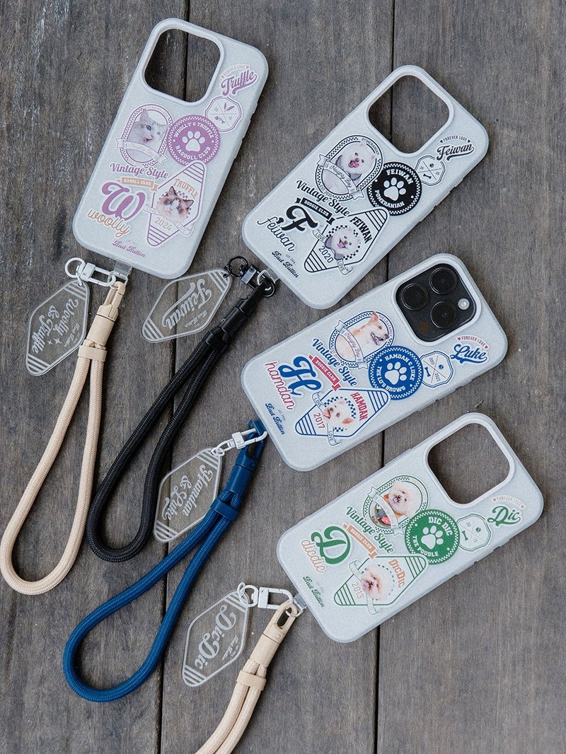 【客製寵物手機殼套裝】Retro Collection - Jelly Case - 手機殼/手機套 - 壓克力 