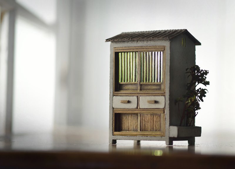 水泥老屋菜櫥 - 擺飾/家飾品 - 水泥 咖啡色