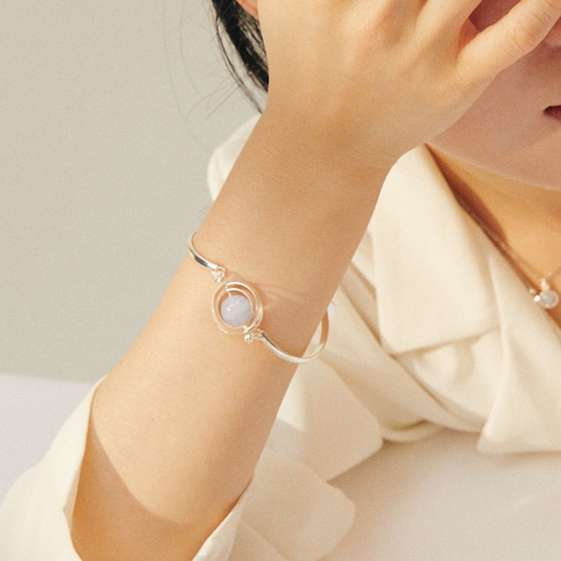 Moons小衛星手環式手鍊 - 手鍊/手環 - 銀 