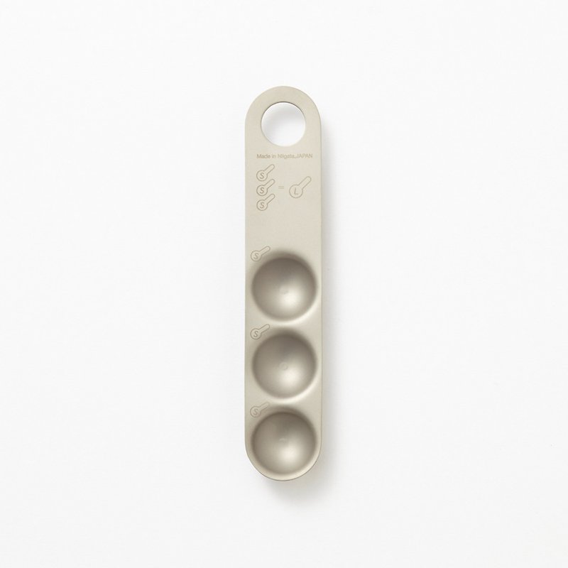 日本Prince | 兩用量匙 (霧銀) - 廚具 - 不鏽鋼 銀色