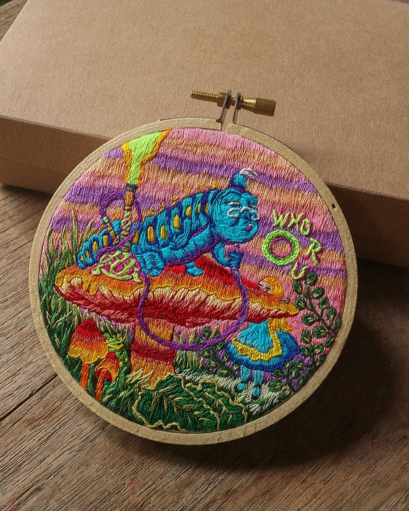 Alice in Wonderland  **Customize Embroidery** - 壁貼/牆壁裝飾 - 繡線 