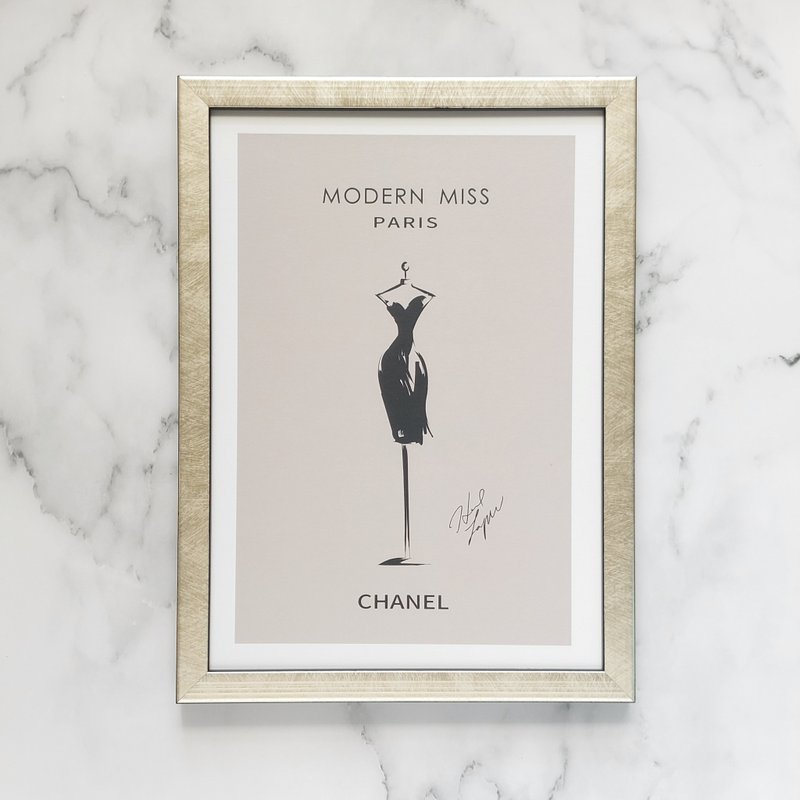 暖銀色髮絲紋A4壁掛證書框【冰河 Glacier】 - 相框/畫框 - 木頭 銀色