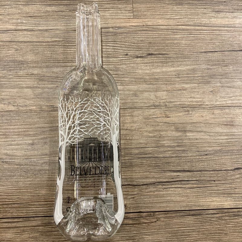 Belvedere vodka 雪樹伏特加原瓶盛盤 - 居家收納/收納盒/儲物盒 - 玻璃 