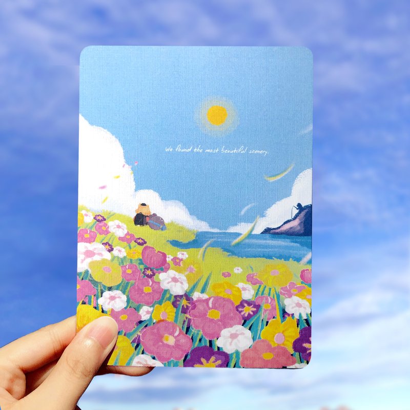 Travel Series-The most beautiful scenery postcard - Cards & Postcards - Paper 