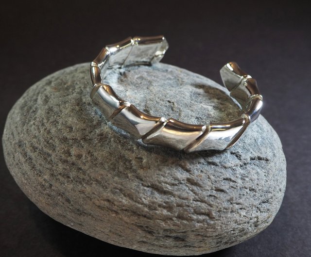 slash a bangle - Shop mittag jewelry_fair trade jewelry Bracelets