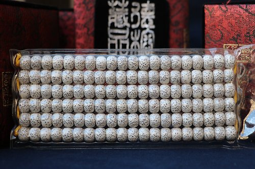 TIBUKKYO德榕藏品 精品星月菩提子桶珠108顆 客製化菩提子佛珠 串珠念珠 項鍊手珠