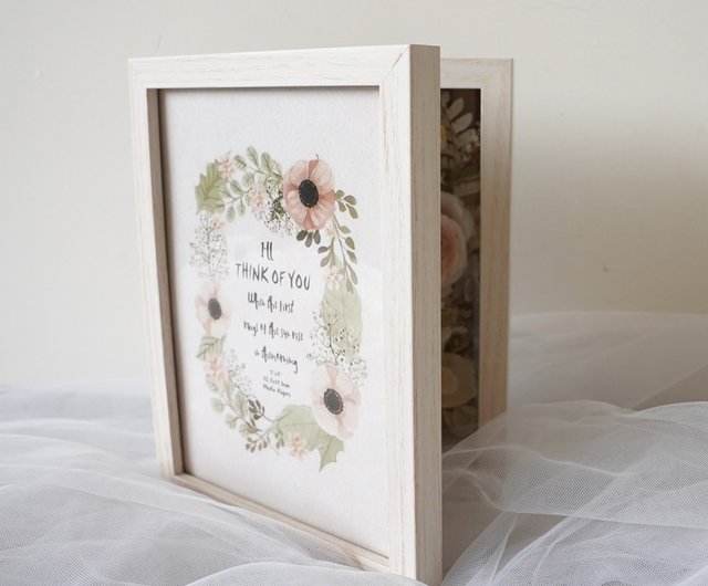 ドライフラワー★お花いっぱいフレームアレンジメント★癒し♪卓上♪ギフト♪母の日♪ 植栽花】7インチ不滅ドライフォトフレームフラワーお父さんと母の日