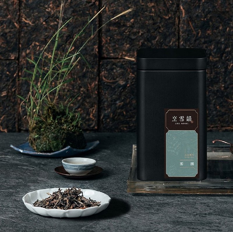 【Peng Xue Yun】Tuan Tuan canned loose tea raw tea (50g) - ชา - วัสดุอื่นๆ สีดำ