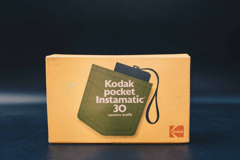 Kodak Pocket Instamatic 30 110底片相機 - 相機/拍立得/底片相機 - 其他金屬 黑色