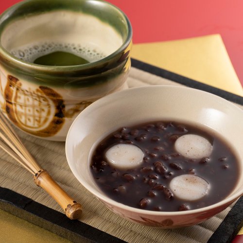 kiyosen お手作りぜんざいセット 6食 (白玉餅 宇治抹茶 簡単茶筅付き) 抹茶スイーツ ギフト 京都きよ泉