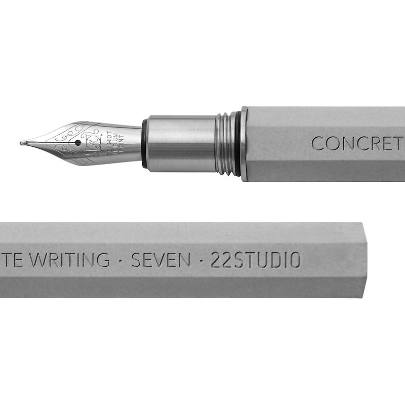 セブンサイド万年筆 - その他のペン - コンクリート グレー