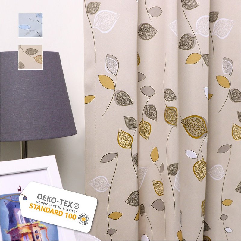 Home Desyne│MIT│Handmade│Blackout Curtain│Falling Leaves Knowing Autumn│Webbing│2 Colors - ม่านและป้ายประตู - โลหะ 