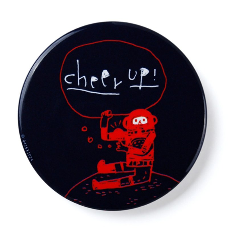 cheer up! / 徽章 / 胸章 - 徽章/別針 - 其他金屬 黑色