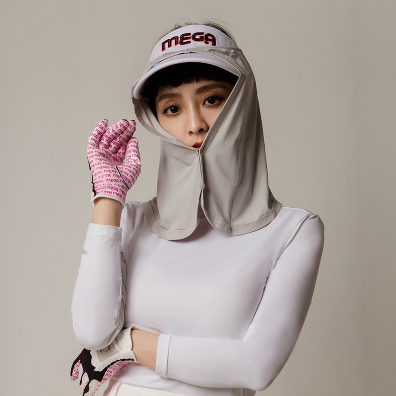 【MEGA COOUV】ice sun protection hat cover, neck scarf, casual travel hood, face mask, neck gaiter, cloth neck gaiter - Hats & Caps - Other Materials Yellow