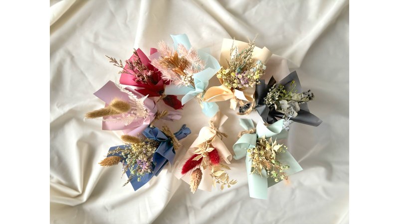 Mini dried flower bouquet/dried flower bouquet - ช่อดอกไม้แห้ง - พืช/ดอกไม้ 