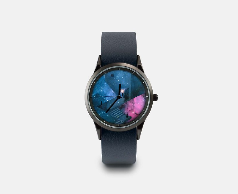 【Illustration Watch】SECRET TIME- Act 4 - นาฬิกาผู้หญิง - โลหะ สีน้ำเงิน