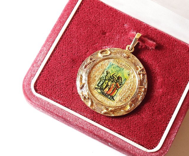 1986s Gold state medal Everlasting Love by Moshe Castel - Shop 