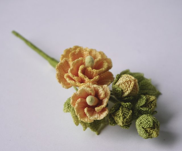 Handmade crochet pins. the Eight Immortals - Shop WIJ Handmade Crafts &  Embroidery Brooches - Pinkoi