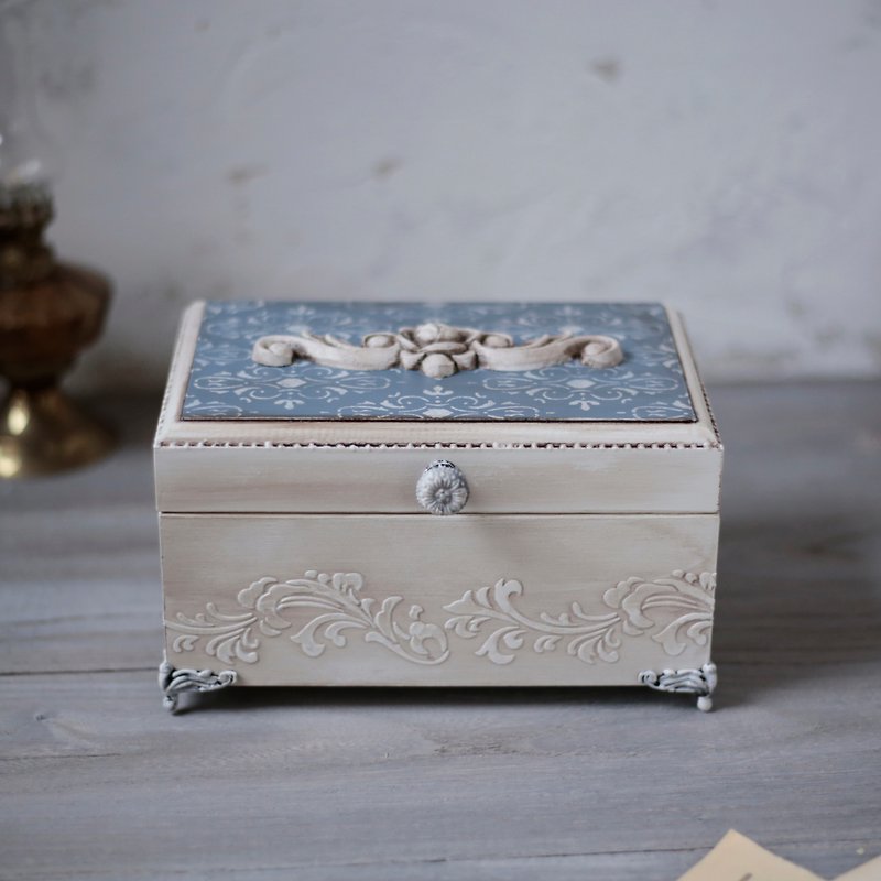 Amour愛木木-法式浪漫精油木盒 墨水盒 收納木盒 隔層可取出 - 居家收納/收納盒/收納用品 - 木頭 