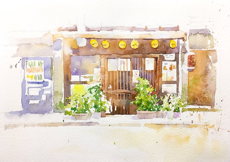 Experience activities. Teacher Wu Wu-Landscape watercolor course on the journey Tainan + Kaohsiung - Illustration, Painting & Calligraphy - Paper 
