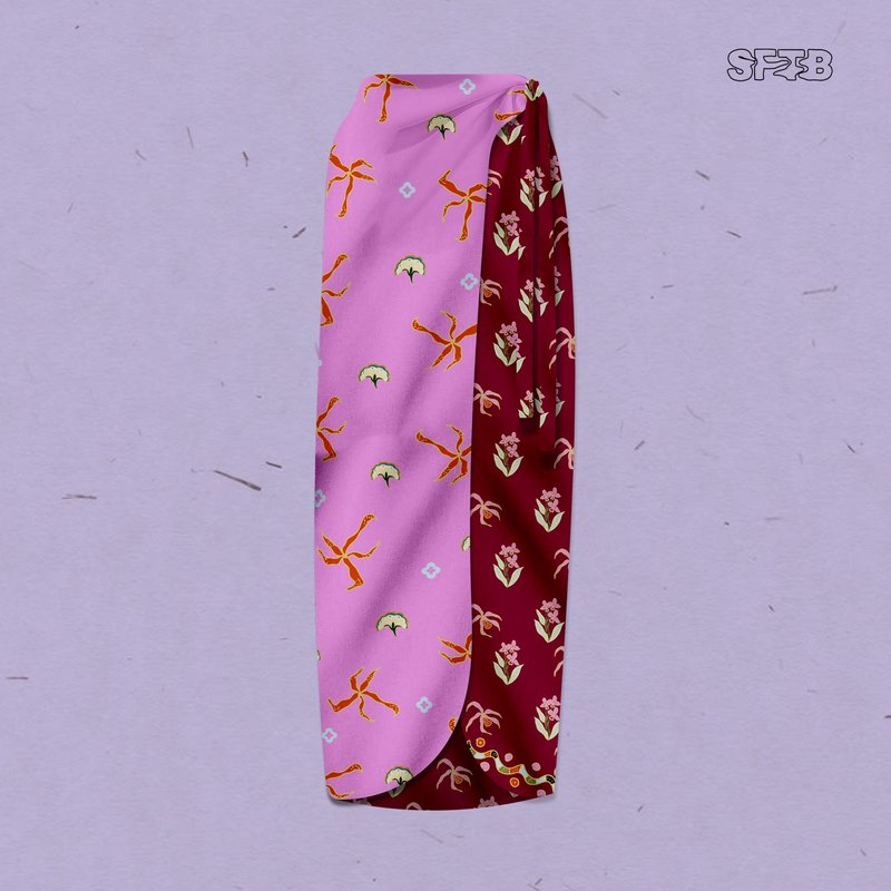 Jejak Perempuan Wrap Skirt - 裙子/長裙 - 棉．麻 多色