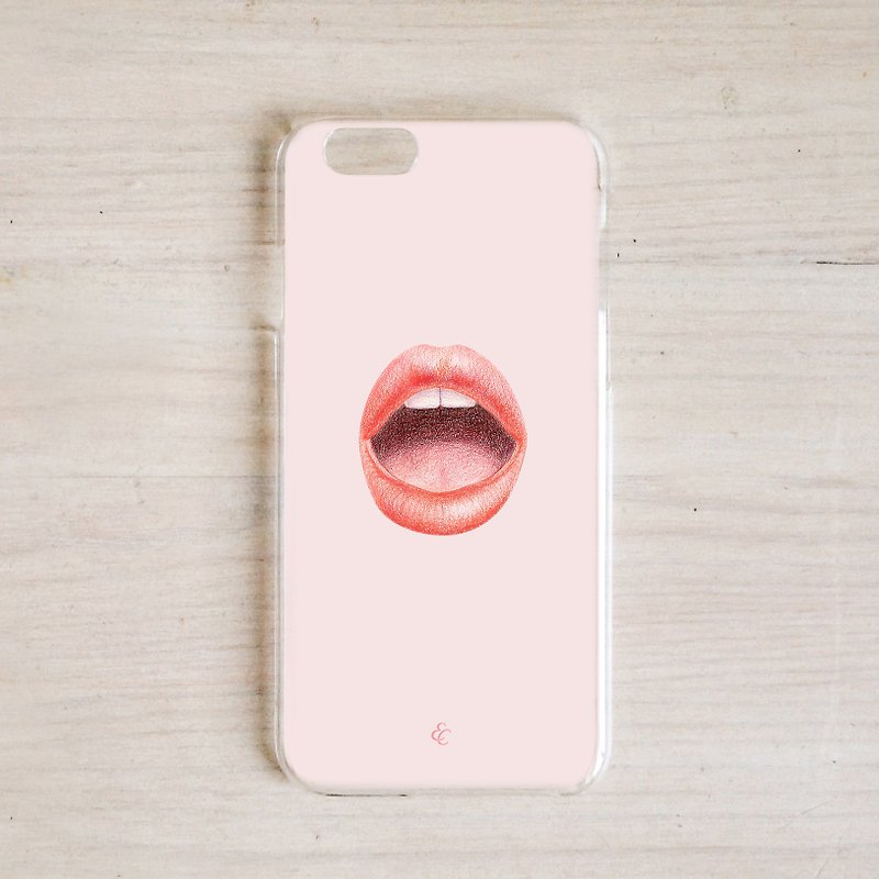 嘴巴客製手機殼 嘴唇 紅唇 iphone samsung sony google 等多型號 - 手機殼/手機套 - 塑膠 