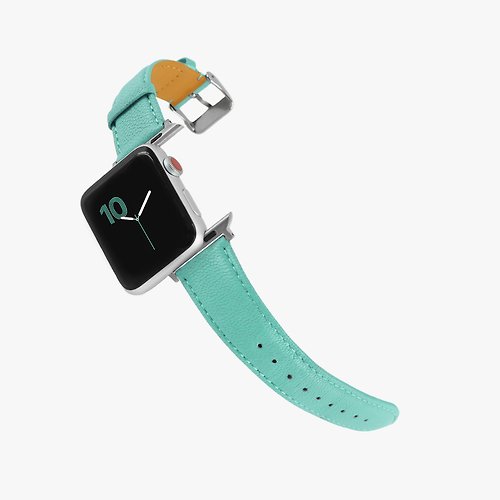 Macarooon 客製化禮物意大利真皮革錶帶 Apple Watch 蒂芬妮藍