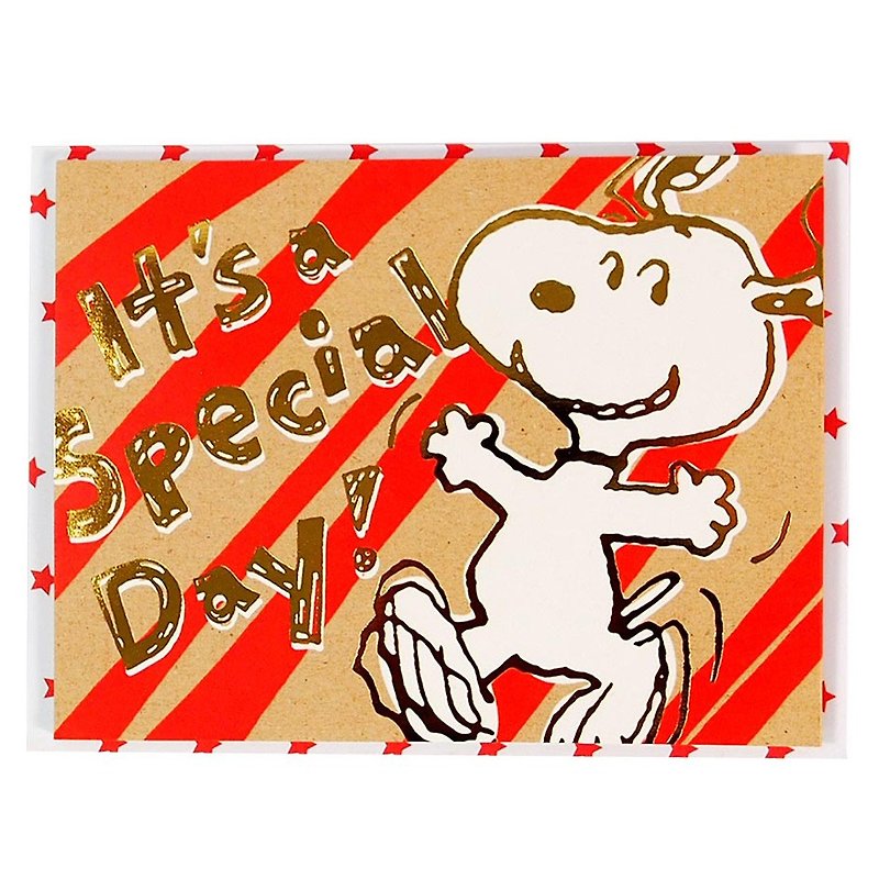 Snoopy 真是特別的一天【Hallmark 立體卡片 生日祝福】 - 心意卡/卡片 - 紙 紅色