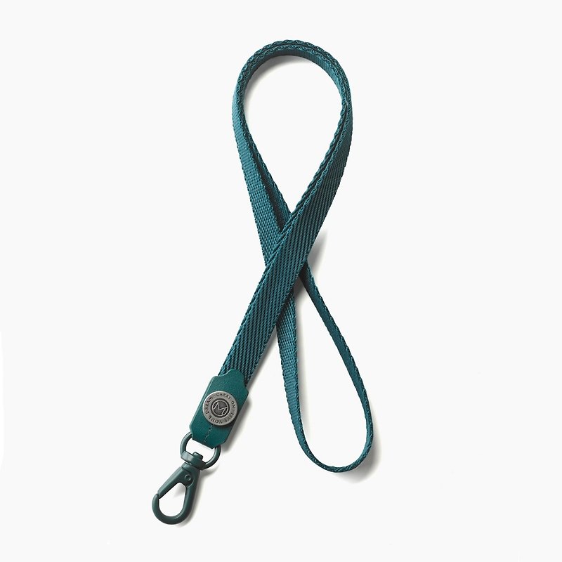 LUSTRE Lightweight and wear-resistant Japanese-made button lanyard-cedar green - ID & Badge Holders - Polyester Green