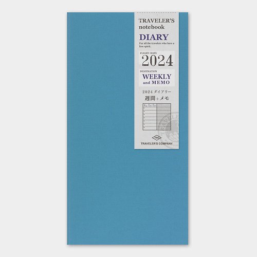TRAVELER’S COMPANY Traveler's Notebook 2024 週間手帳 補充包