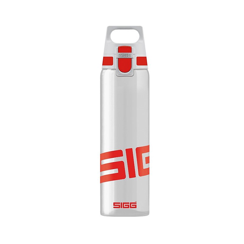 瑞士百年SIGG全清透Tritan水瓶/輕量水瓶/水壺 750ml - 亮紅 - 水壺/水瓶 - 其他材質 紅色
