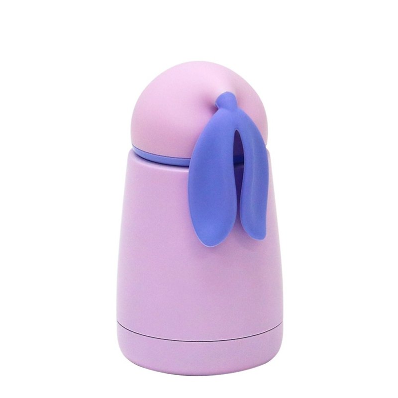 Bonnie rabbit - stainless steel flask cute cute rabbit - purple - แก้วมัค/แก้วกาแฟ - โลหะ สีม่วง