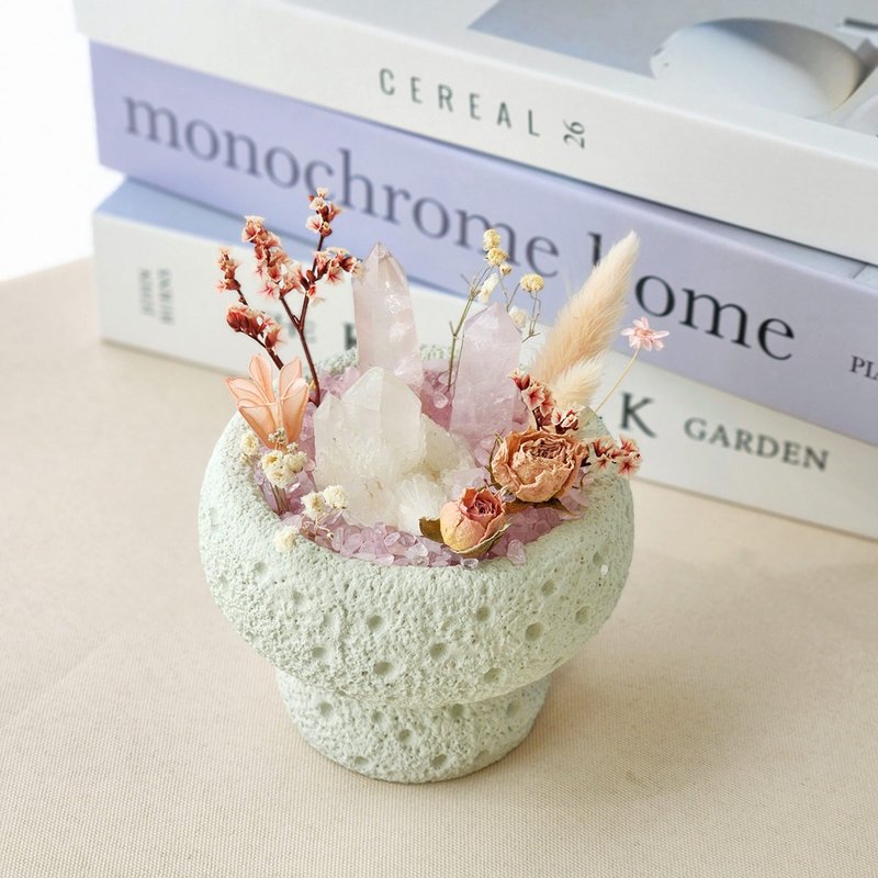 F42水晶裝飾組合 / 水晶擺飾 乾燥花裝飾 療癒小物 - 乾燥花/永生花 - 植物．花 多色