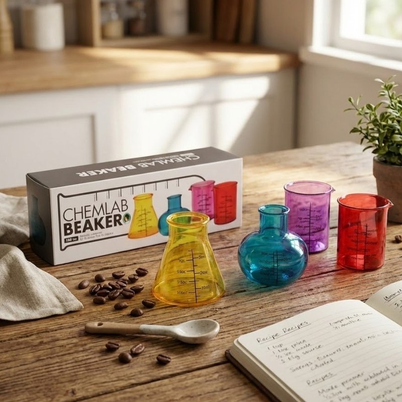彩虹實驗室(迷你燒瓶組) - 擺飾/家飾品 - 塑膠 多色